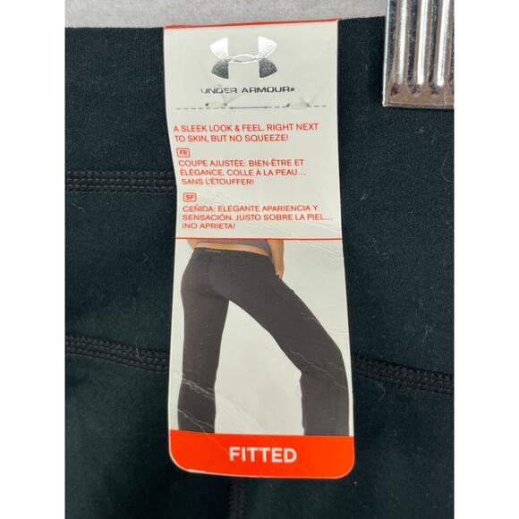 UNDER ARMOUR Pants Womens M AU Studio Compression Cropped Fitted Green NEW - Picture 8 of 13